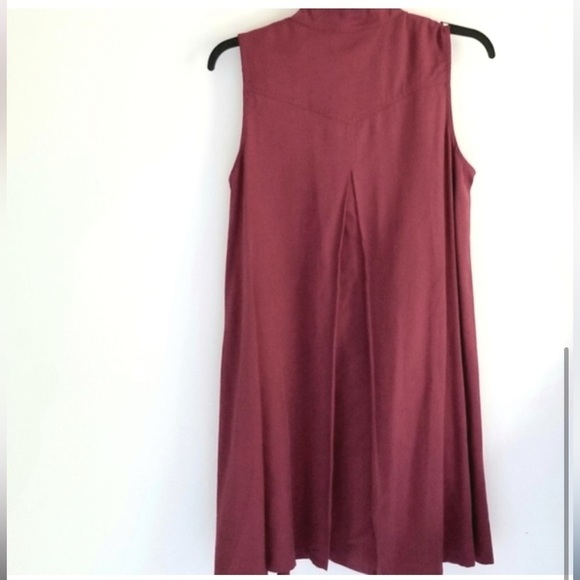 NWT, Size 16W, Hope & Harlow Here, There Everywhere Dress in Burgundy, Pockets! - Picture 3 of 12